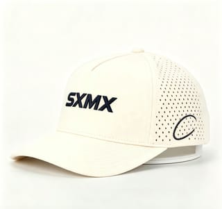 Custom Olive Perforated Cap with Embroidered Logo thumb 2