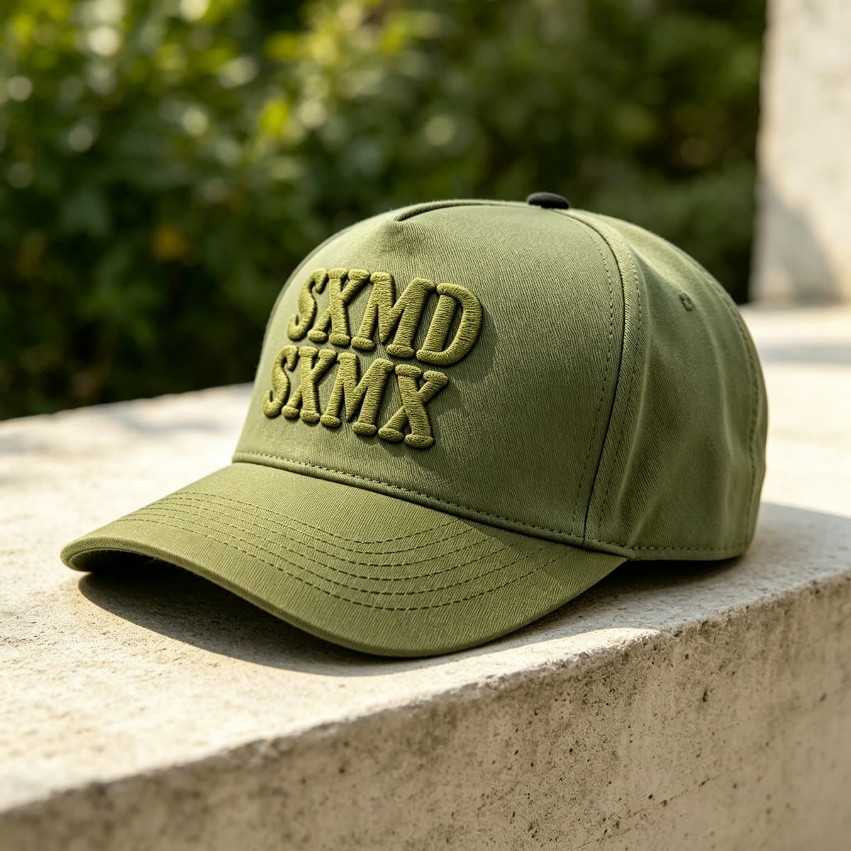 Custom 3D Embroidered Two-Tone Baseball Cap scene
