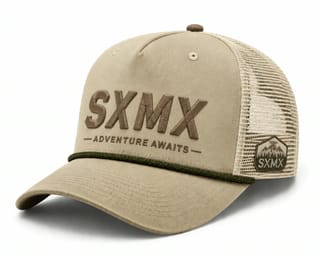 Custom White 3D Logo Trucker Cap with Rope Trim thumb 2